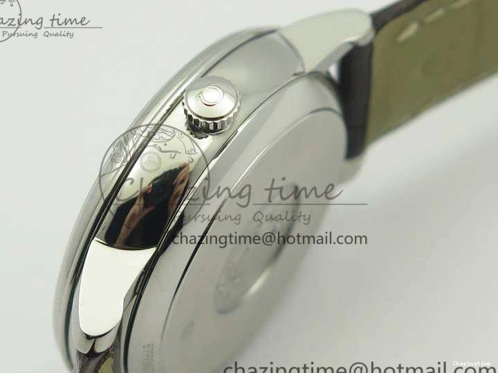 0107 De Ville Prestige Real Power Reserve SS TW 1:1 Best Edition White Dial RG Markers On Leather Strap A Thermal 8089